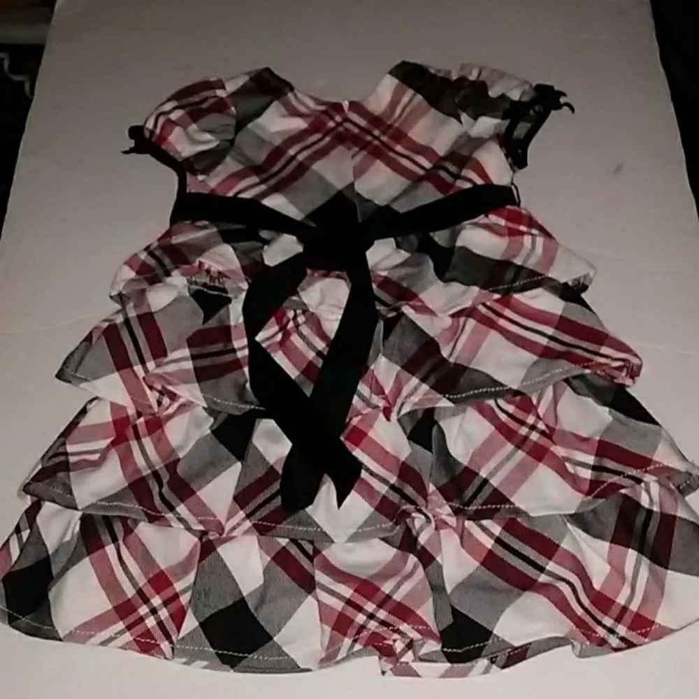 Toddler Girl's Tiered Holiday Dress